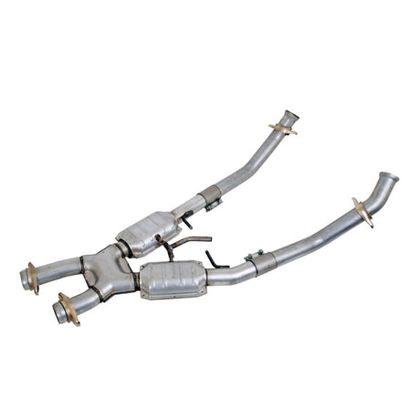 BBK 94-95 Mustang 5.0 High Flow X Pipe With Catalytic Converters - 2-1/2 1663