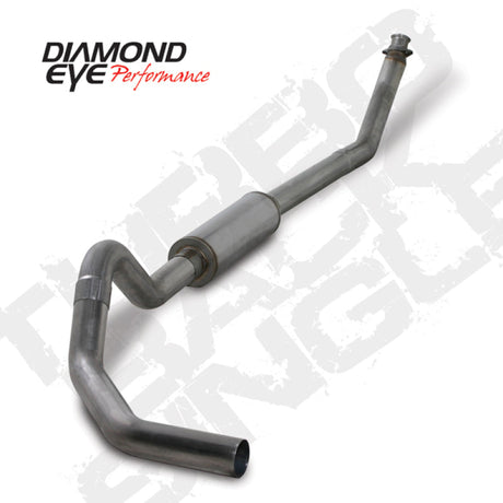 Diamond Eye KIT 4in TB SGL SS: 98.5-02 DODGE CUMMINS 5.9L K4212S
