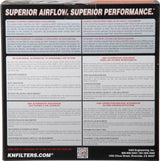 K&N 09+ Nissan GTR Drop In Air Filter 33-2413