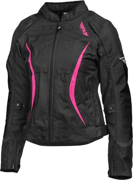 FLY RACING Women's Butane Jacket Black/Pink 3x 477-70413X