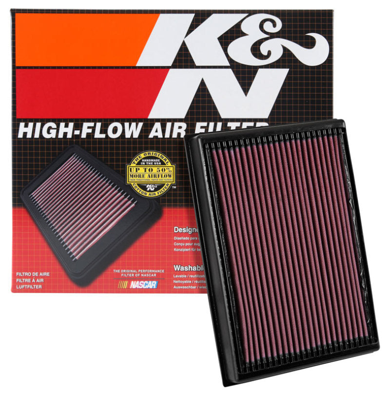 K&N 2016 Nissan Titan XD V8-5.0L Replacement Drop In Air Filter 33-5048