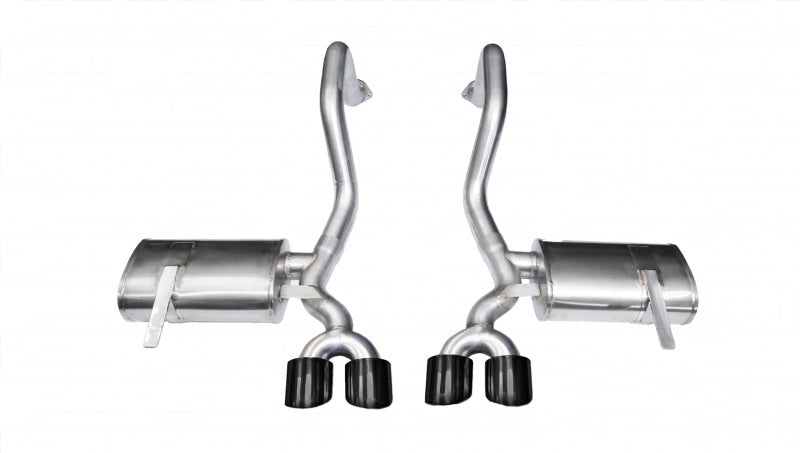 Corsa 97-04 Chevrolet Corvette C5 Z06 5.7L V8 Black Xtreme Axle-Back Exhaust 14961BLK