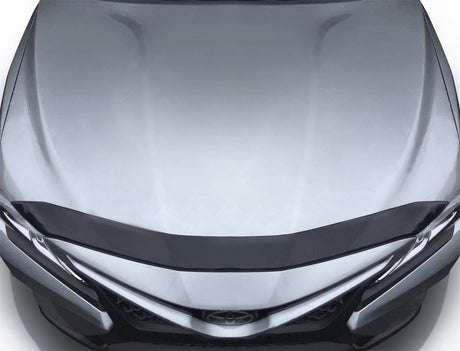 AVS 18-19 Toyota Camry Aeroskin Low Profile Acrylic Hood Shield - Smoke 320070