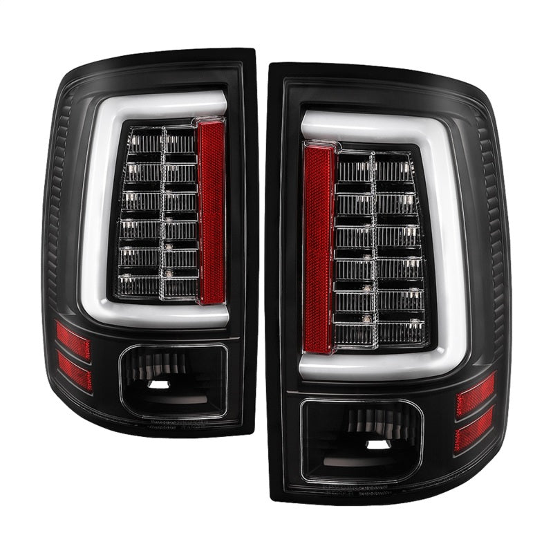 Spyder Dodge Ram 09-18 LED Tail Lights - All Black ALT-YD-DRAM09V2-LED-BKV2 (Incandescent Only) 5085917