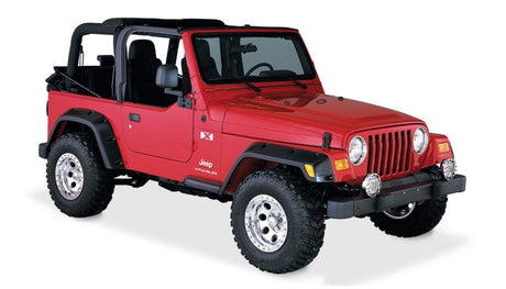 Bushwacker 97-06 Jeep TJ Pocket Style Flares 4pc - Black 10917-07