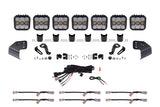 Diode Dynamics Bronco SS5 Sport CrossLink Windshield - White Combo Lightbar Kit DD7232