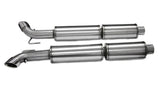 Corsa 03-10 Dodge Viper 8.3L Polished Sport Cat-Back Exhaust (2.5in Inlet for Use w/ Stock Conv.) 14176