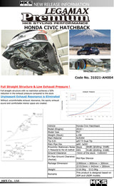 HKS LEGAMAX Premium HONDA CIVIC HATCHBACK FK7 31021-AH004
