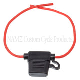 NAMZ Sealed ATO Fuse Holder 14g Wire (Fits ATO Fuses Up to 40 AMP) NAFH-01
