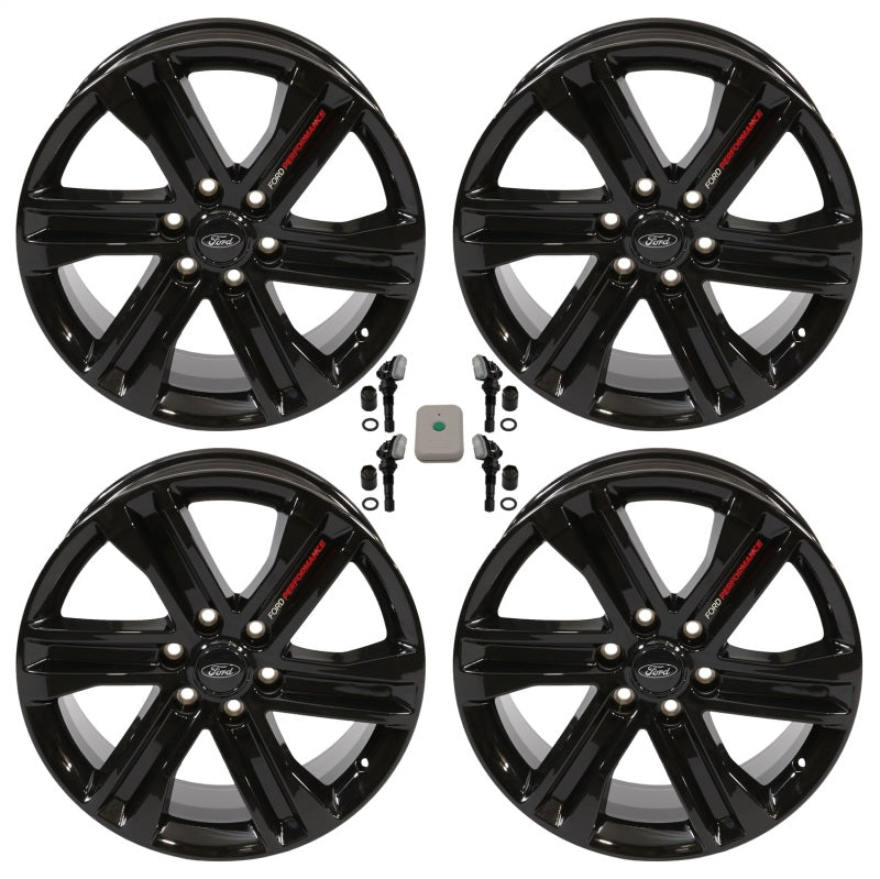 Ford Racing 15-22 F-150 20x8.5 Gloss Black Wheel Kit M-1007K-S2085F15B