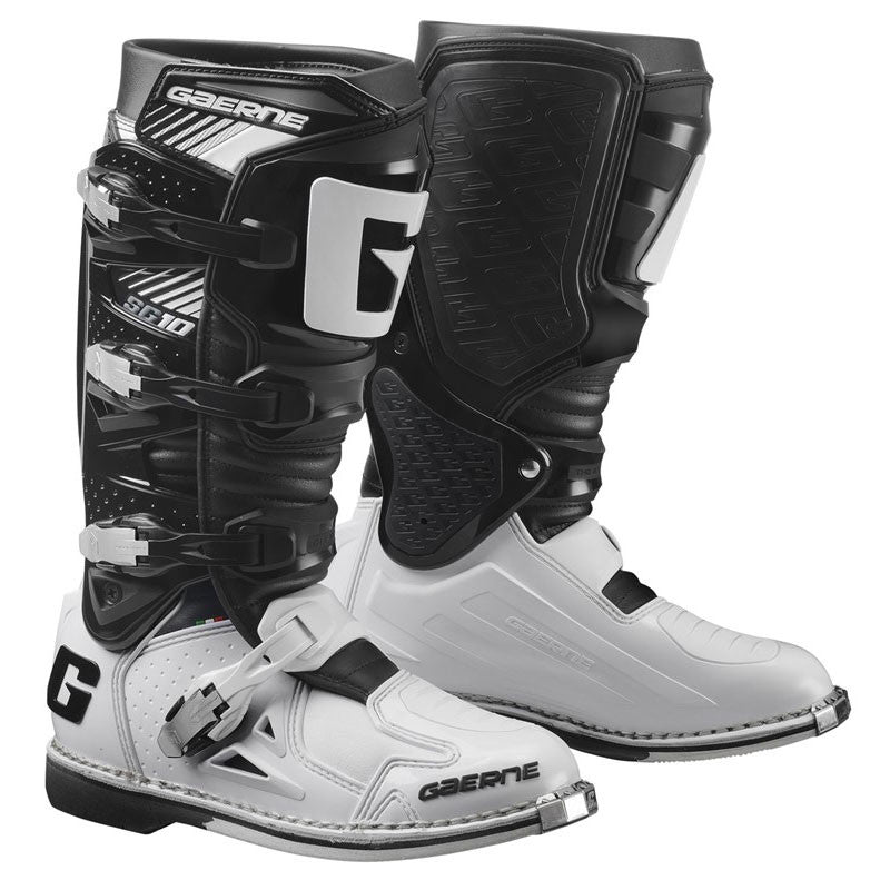 GAERNE Sg-10 Boots Black/White Sz 07 2190-014-007