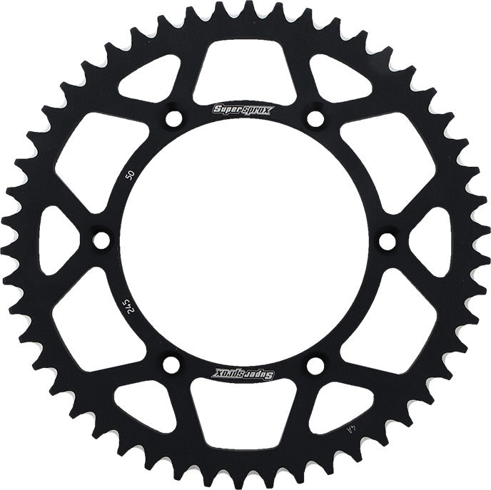 SUPERSPROX Rear Sprocket Aluminum 50t-520 Blk Yam RAL-245-50-BLK