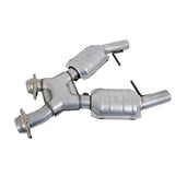 BBK 96-98 Mustang 4.6 GT High Flow X Pipe With Catalytic Converters - 2-1/2 1666