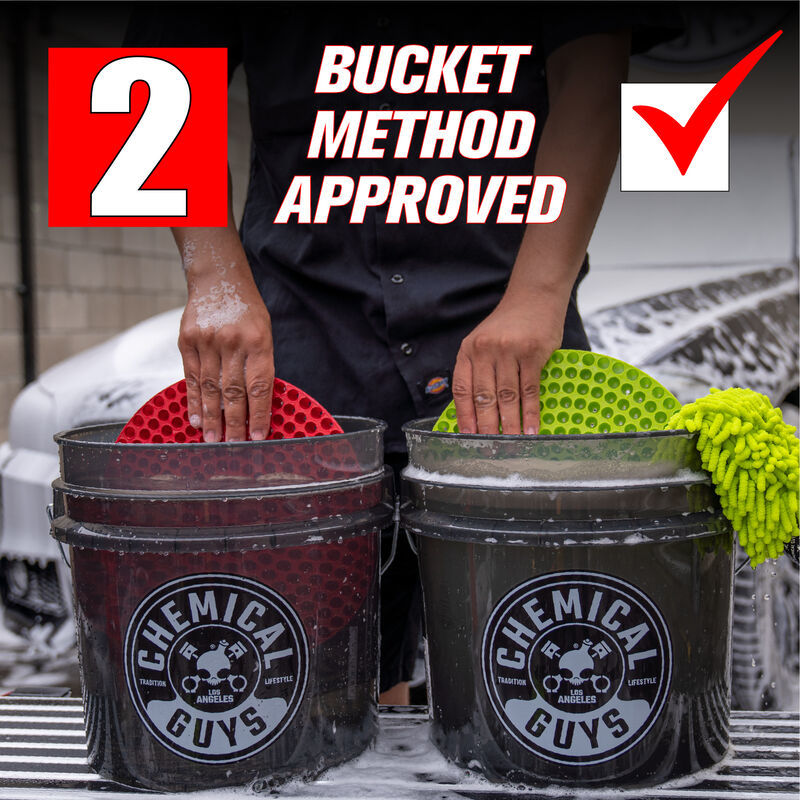 Chemical Guys Heavy Duty Detailing Bucket Smoked Black (4.5 Gal) ACC108