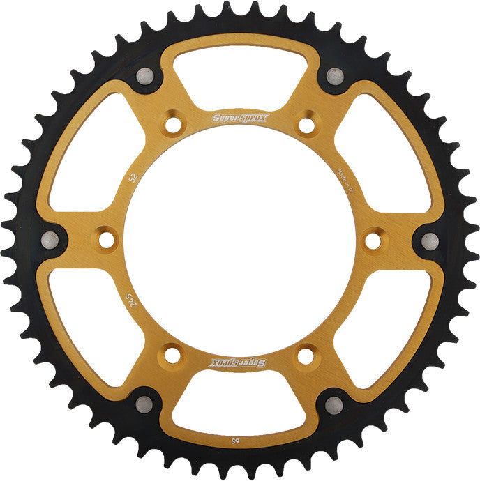 SUPERSPROX Rear Stealth Sprocket Alu/Stl 52t-520 Gld Yam RST-245-52-GLD