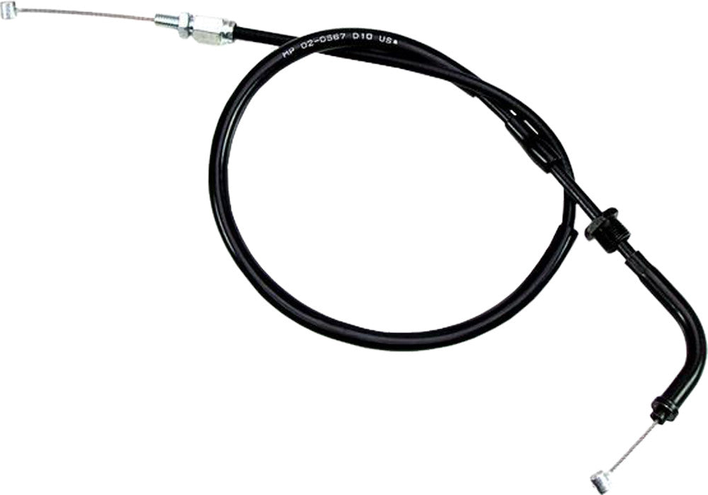 MOTION PROBlack Vinyl Throttle Push Cable02-0567
