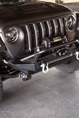 DV8 Offroad 07-23 Jeep Wrangler JK/JL & Gladiator JT FS-1 Series Stubby Front Bumper FBJL-11