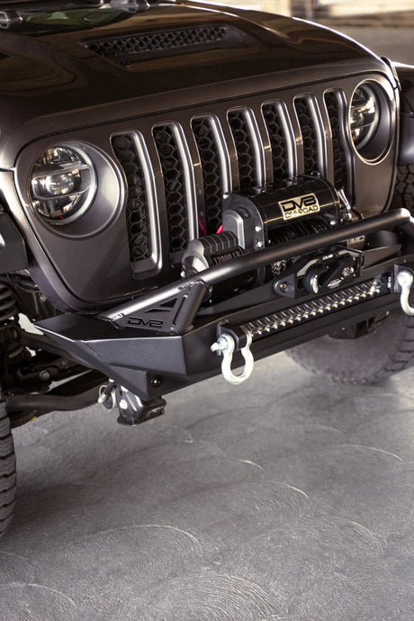 DV8 Offroad 07-23 Jeep Wrangler JK/JL & Gladiator JT FS-1 Series Stubby Front Bumper FBJL-11
