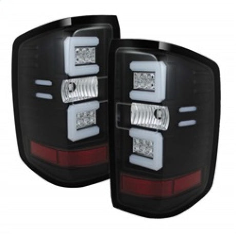 Spyder Chevy 1500 14-16 Light Bar LED Tail Lights Blk ALT-YD-CS14-LBLED-BK 5079985