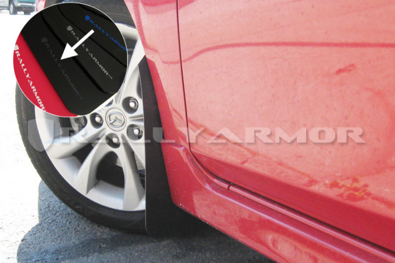 Rally Armor 10-13 Mazda3/Speed3 Black UR Mud Flap w/ Grey Logo MF17-UR-BLK/GRY