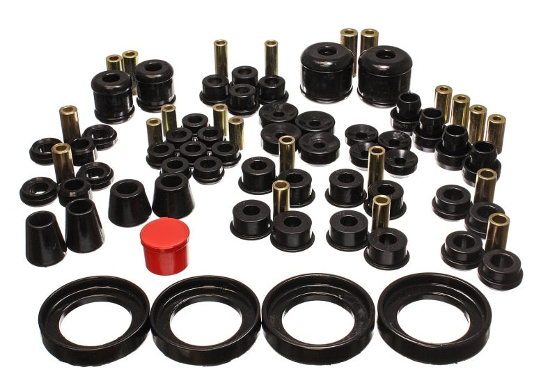 Energy Suspension 97-01 Honda Prelude (Type SH Only) Black Hyper-Flex Master Bushing Set 16.18113G