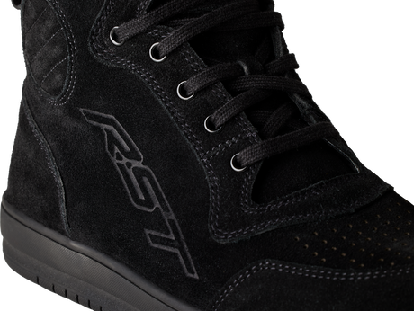 IN STOCK RST HITOP MOTO SNEAKER CE BOOT BLACK SUEDE SZ 8 - 556-3052041