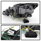 Spyder Lexus IS 250/350 2006-2010 Projector Headlights DRL Black PRO-YD-LIS06-DRL-BK 5080059