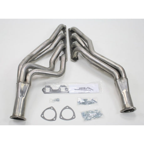 JBA 65-73 Ford Mustang 260-302 SBF 4 Speed C4/C6/AOD 1-3/4in Primary Raw 409SS Long Tube Header 6610S