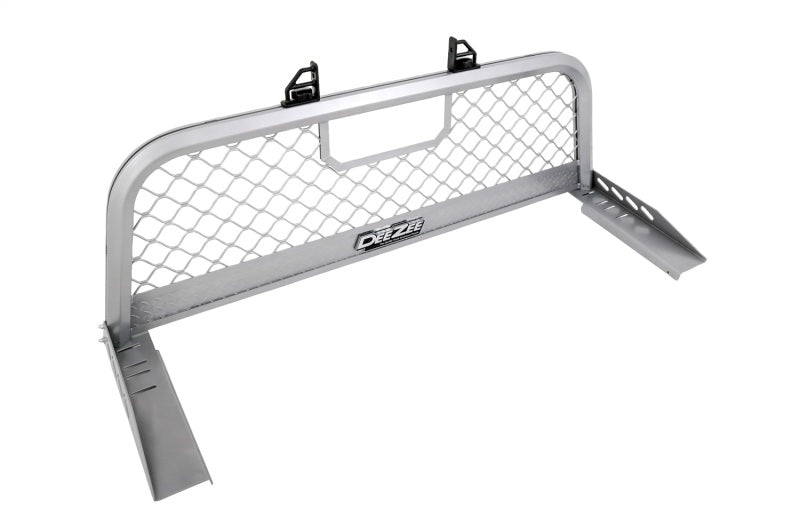 Deezee 17-23 Ford SuperDuty Cargo Management Cab Rack - Silver Mesh DZ 95072R