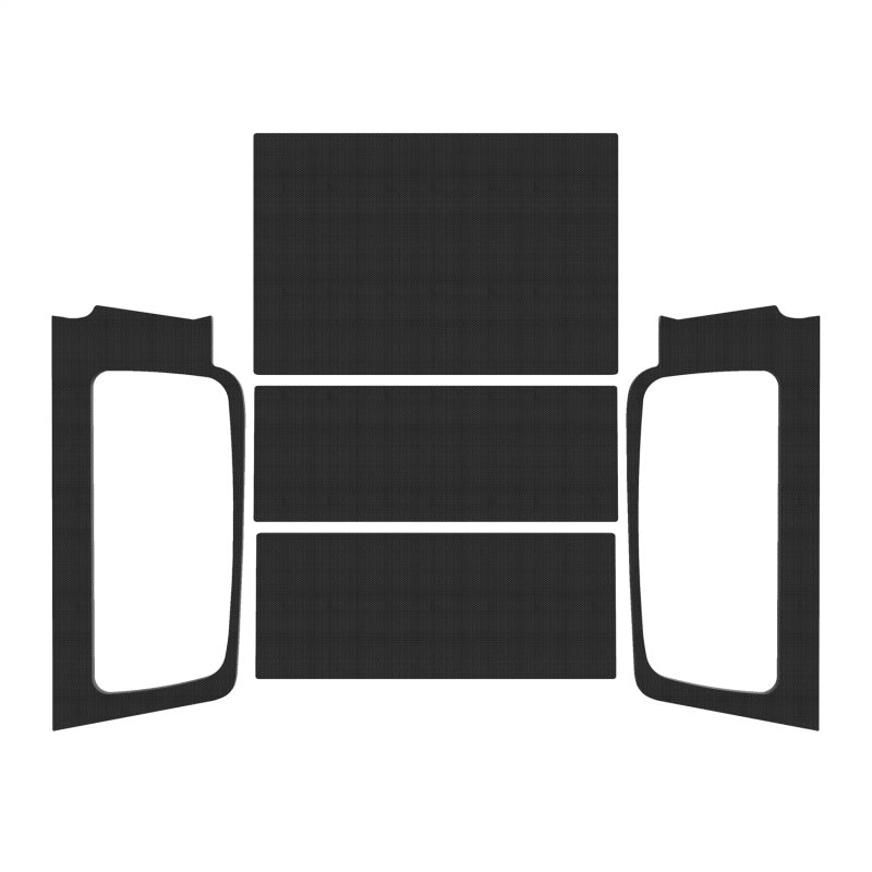 DEI 04-06 Jeep Wrangler LJ Unliminted Headliner Complete Kit - Black 50601