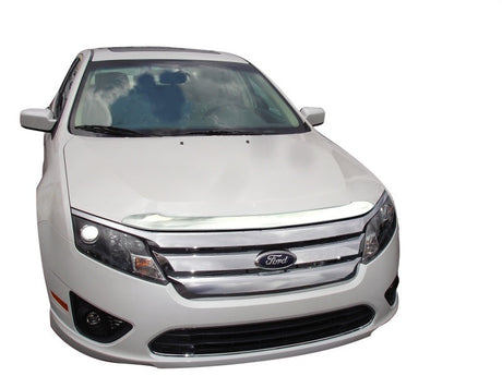 AVS 10-12 Ford Fusion Aeroskin Low Profile Hood Shield - Chrome 620013