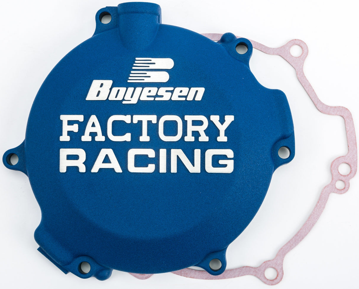 BOYESEN Factory Racing Clutch Cover Blue CC-10L