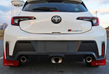 Rally Armor 2023 Toyota GR Corolla Red UR Mud Flap w/ White Logo MF89-UR-RD-WH