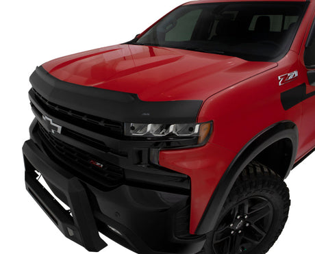 AVS 07-18 Jeep Wrangler (JK) Aeroskin II Textured Low Profile Hood Shield - Black 436060