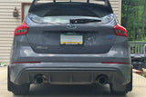 Rally Armor 13+ Ford Focus ST Black Mud Flap w/ Red Logo MF27-UR-BLK/RD