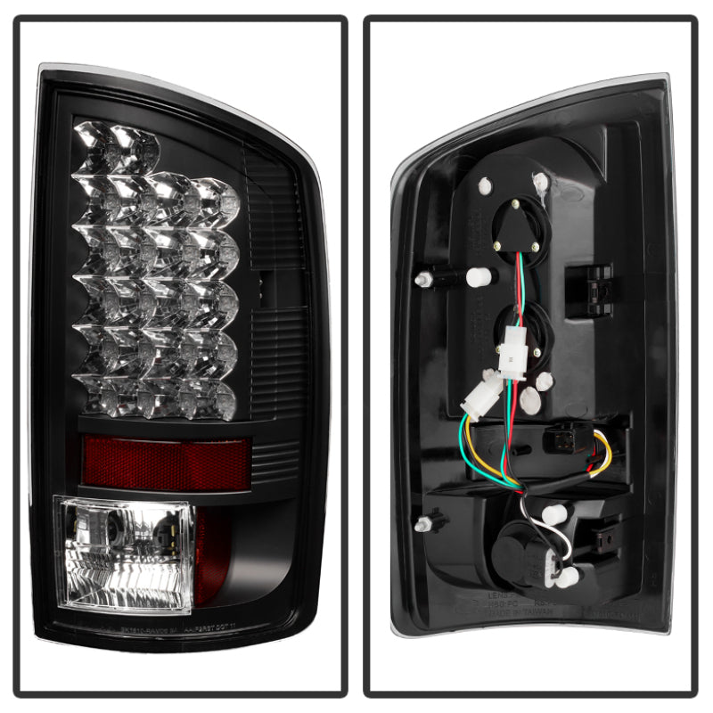 Spyder Dodge Ram 02-06 1500/Ram 2500/3500 03-06 LED Tail Light Black ALT-YD-DRAM02-LED-BK 5002556