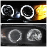 Spyder BMW E46 3-Series 04-06 2 DR Projector Halogen Model- LED Halo Blk PRO-YD-BMWE4604-2DR-HL-BK 5077141