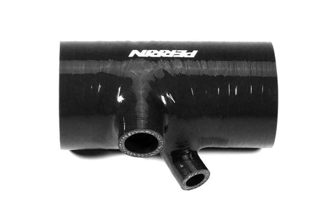 Perrin 2022+ Subaru WRX Black 3in Turbo Inlet Hose w/ Nozzle (Short) PSP-INT-426BK