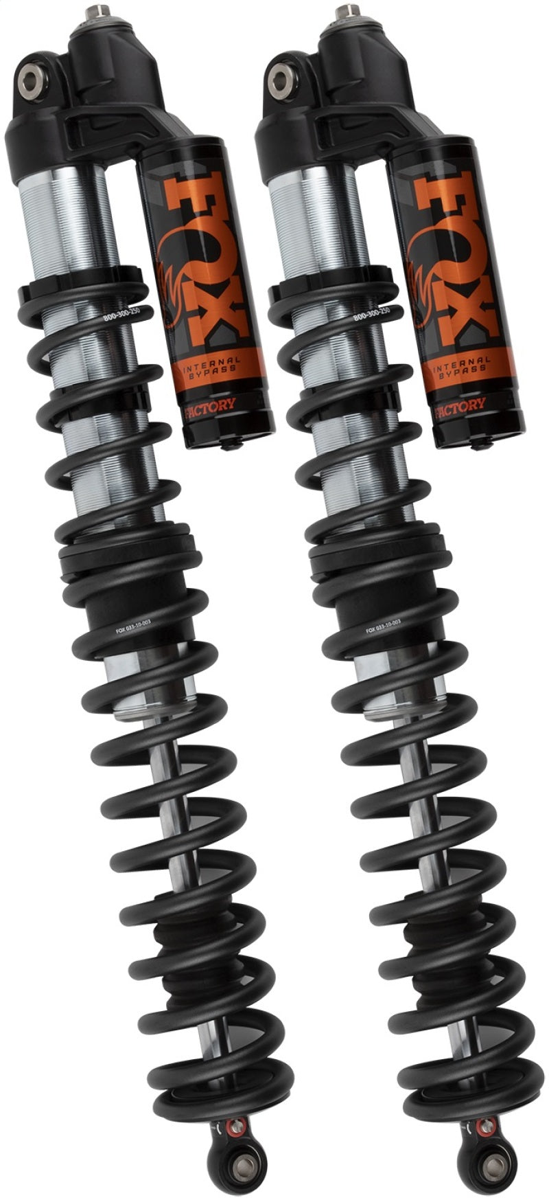 Fox 18-19 Can-Am Maverick X3 Turbo 2.5 Podium RC2 Int. Bypass Shock 7/8in. Shaft w/DSC - Front Set 885-08-119