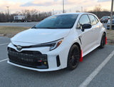 Rally Armor 2023 Toyota GR Corolla Red UR Mud Flap w/ White Logo MF89-UR-RD-WH