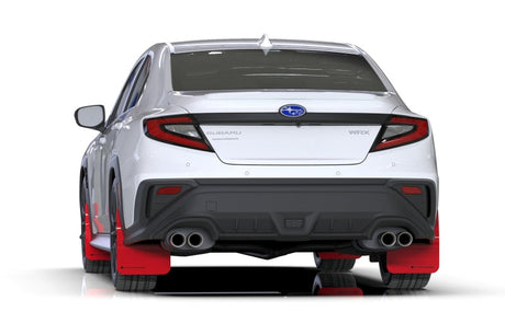 Rally Armor 2022 Subaru WRX Red UR Mud Flap w/ Black Logo MF92-UR-RD/BLK