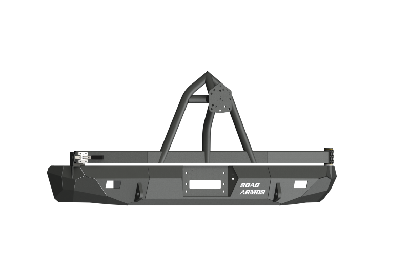 Road Armor 99-07 Ford Excursion Stealth Rear Winch Bumper w/Tire Carrier - Tex Blk 61208B