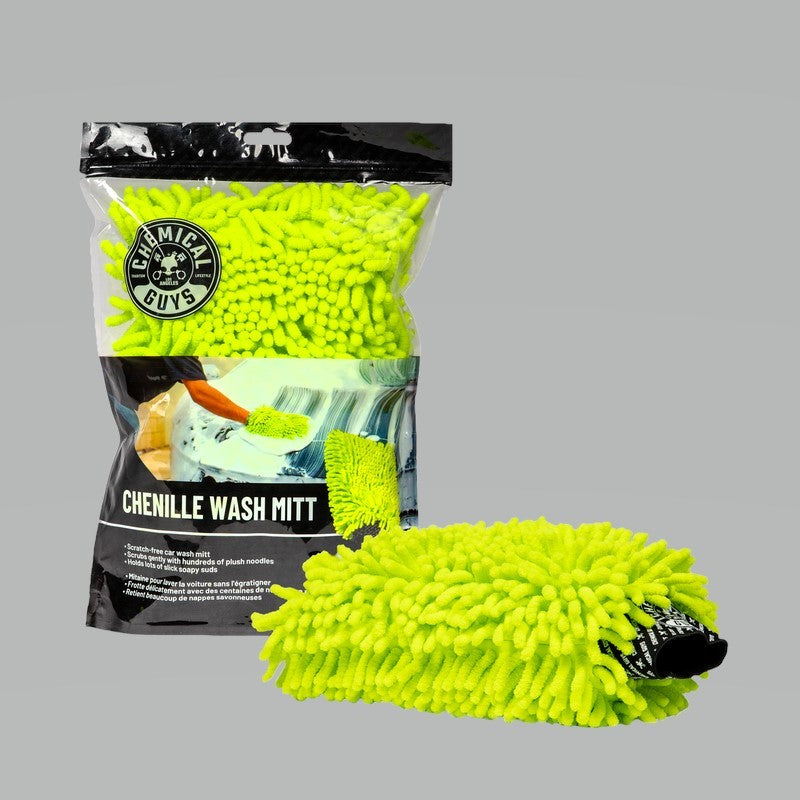 Chemical Guys Chenille Premium Scratch-Free Microfiber Wash Mitt MIC493
