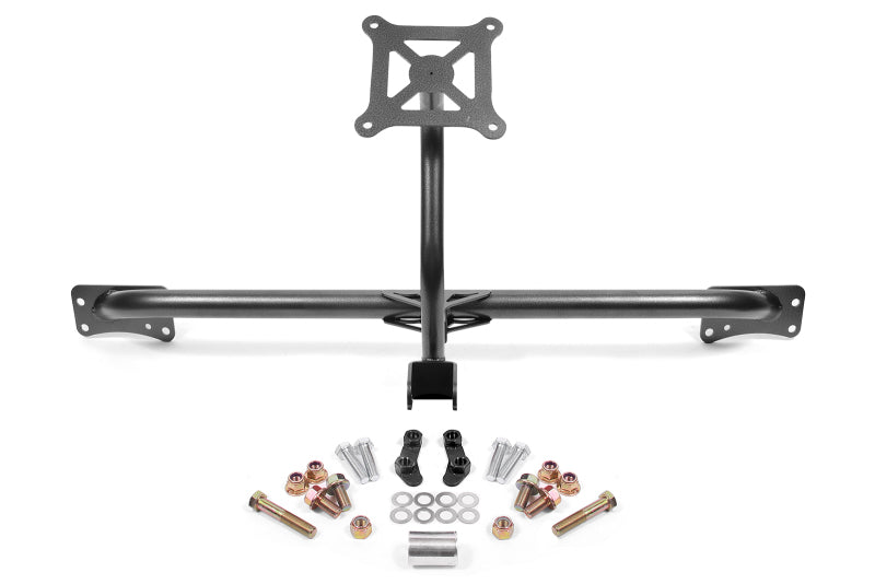 BMR 2015-2019 Ford Mustang Bolt-On Parachute Mount - Black Hammertone PM760H