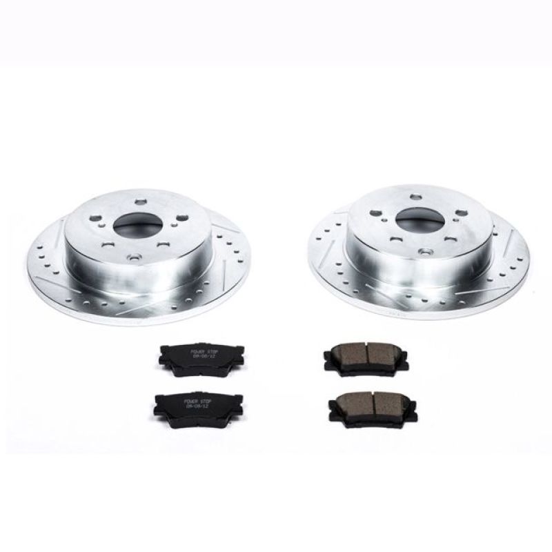 Power Stop 10-12 Lexus HS250h Rear Z23 Evolution Sport Brake Kit K4671