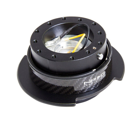 NRG Quick Release Kit Gen 2.5 - Black / CF Ring SRK-250CF