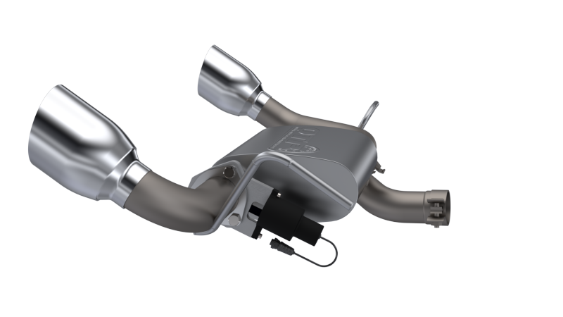 QTP 07-18 Jeep Wrangler 3.6L/3.8L 304SS Screamer Axle Back Exhaust w/4in Tips 425007
