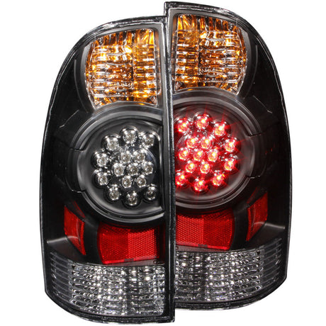 ANZO 2005-2015 Toyota Tacoma LED Taillights Black 311042