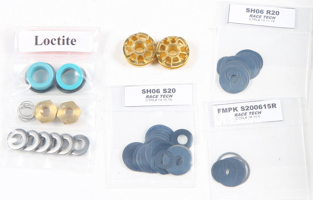 RACE TECH Type 1 Gold Fork Valve W/Shaft Bus FMGV S2040B