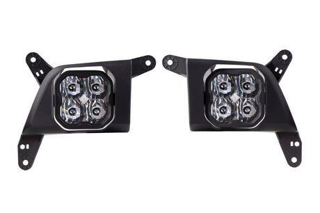 Diode Dynamics SS3 Type SV2 LED Fog Light Kit Pro - White SAE Fog DD6833